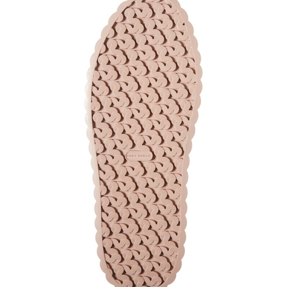 ❌SOLD❌NIB TORY BURCH Cotton/Silk Platform Scallop Shoes - Picture 5 of 13